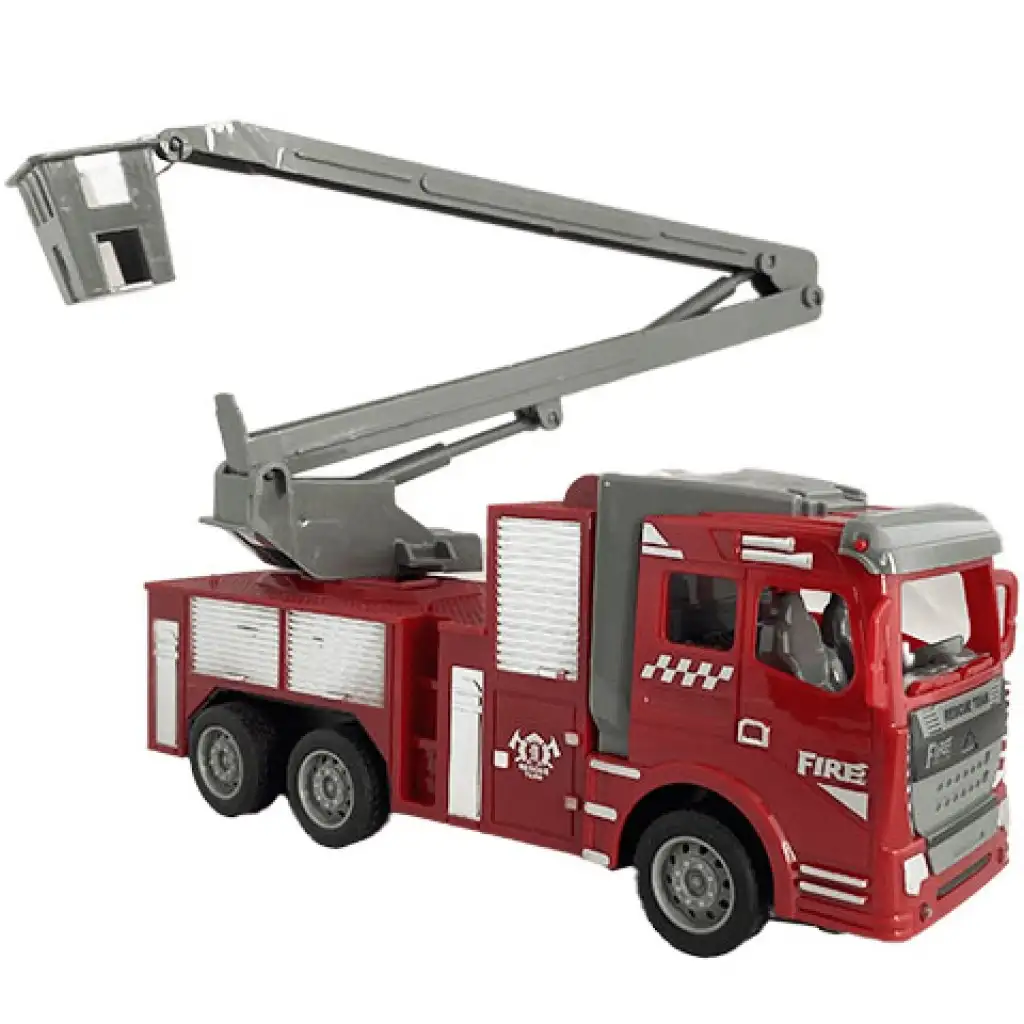 imagen de Camión de bomberos con cesta elevadora RC a escala 1/30 de 22 cm 4