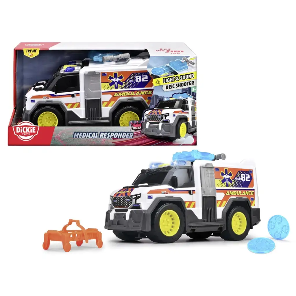 imagen de Camión de bomberos con luz y sonido 30cm - Dickie Toys 1
