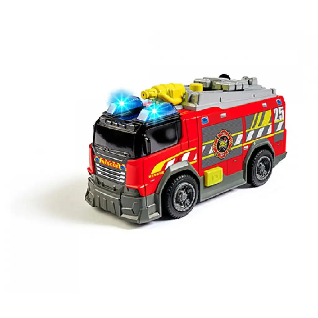 imagen de Camión de bomberos con manguera, luz y sonido 15cm - Dickie Toys 4