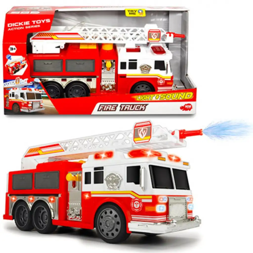 imagen de Camión de bomberos de 36 cm con luz y sonido - Dickie Toys 1