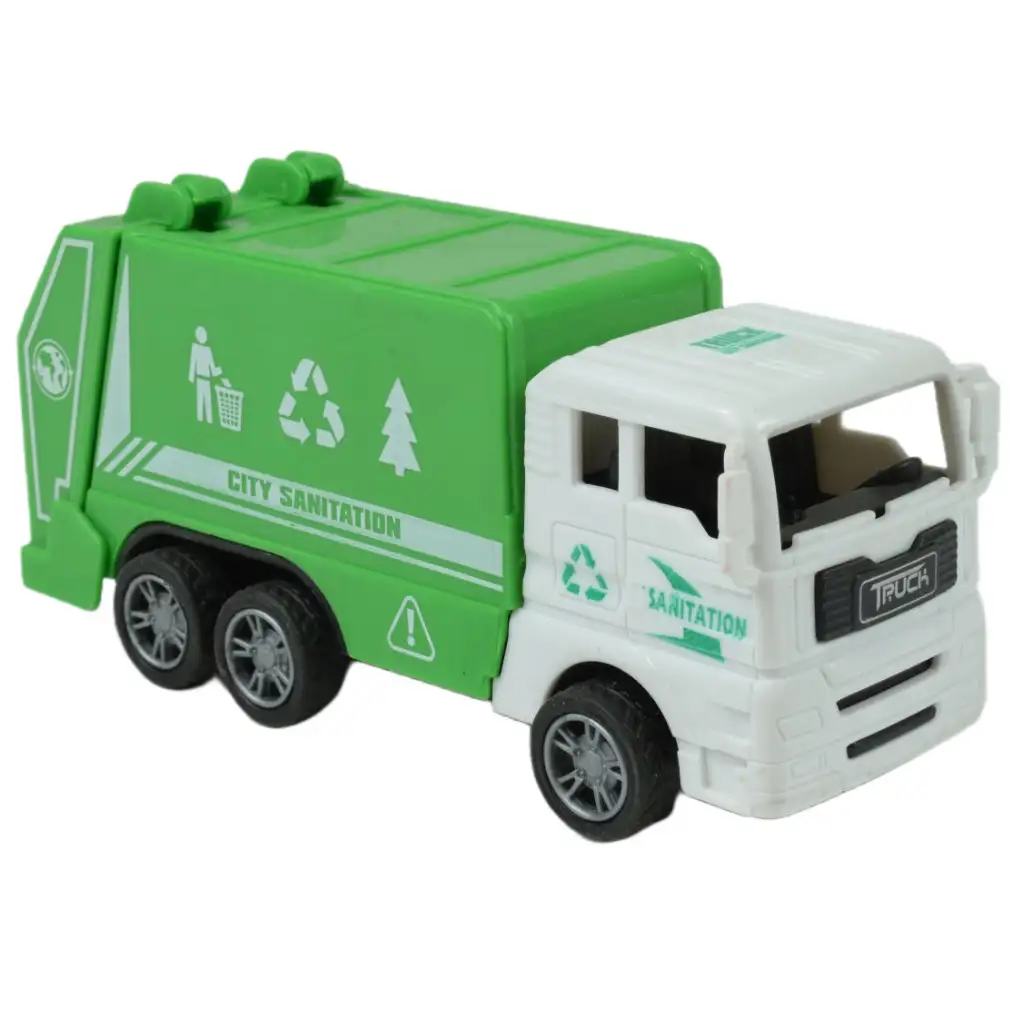 imagen de Camión de Ciudad: Camión de Recolección de Basura en varias versiones 12cm 2