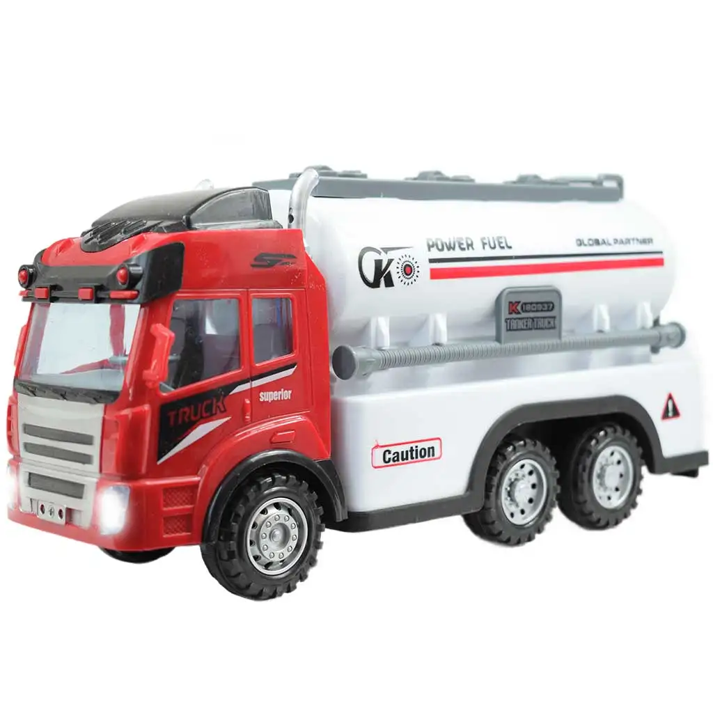 imagen de Camión de combustible RC a control remoto con efectos de luz 1/43 27 MHz 21 cm 3