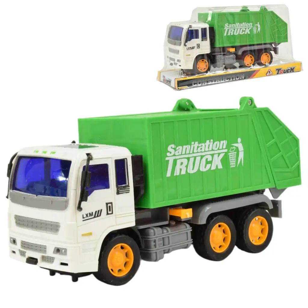 imagen de Camión de Construcción: Camión de Basura con diseño de volante 19cm 1