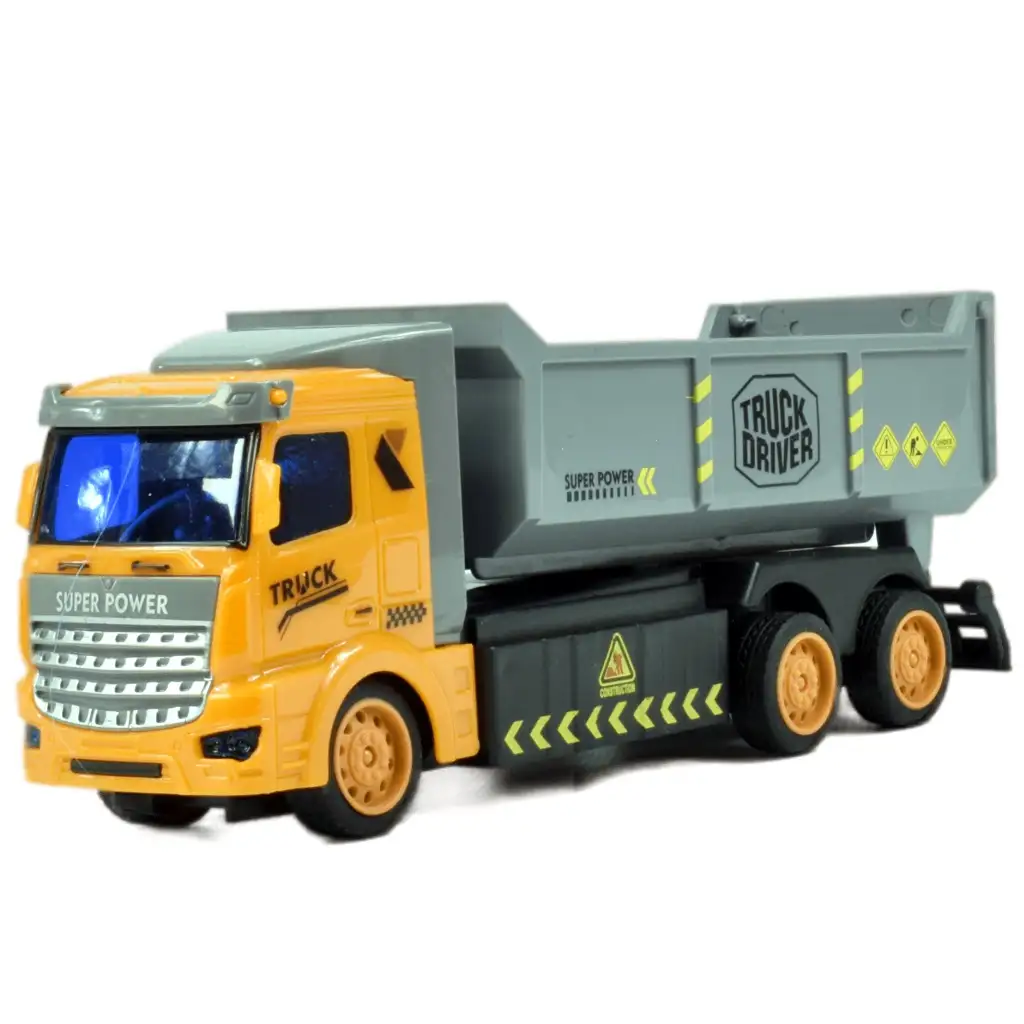 imagen de Camión de construcción RC a control remoto con luz 1/48 27MHz 20cm 2