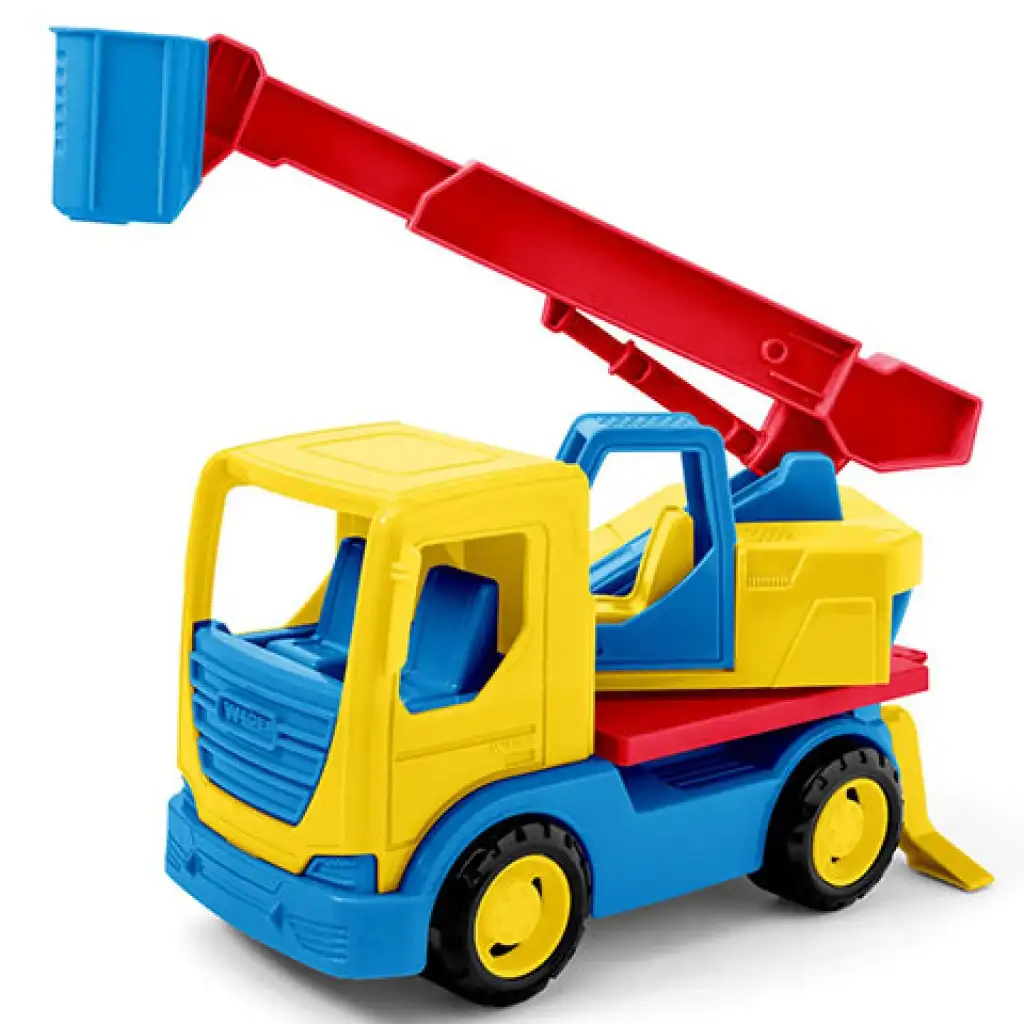 imagen de Camión de elevación Tech Truck de colores 29cm - Wader 1
