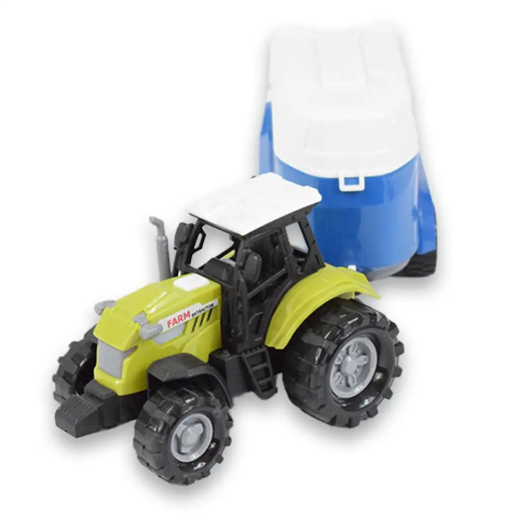 imagen de Camión de granja: Tractor con remolque, con luz y sonido de 23 cm 2