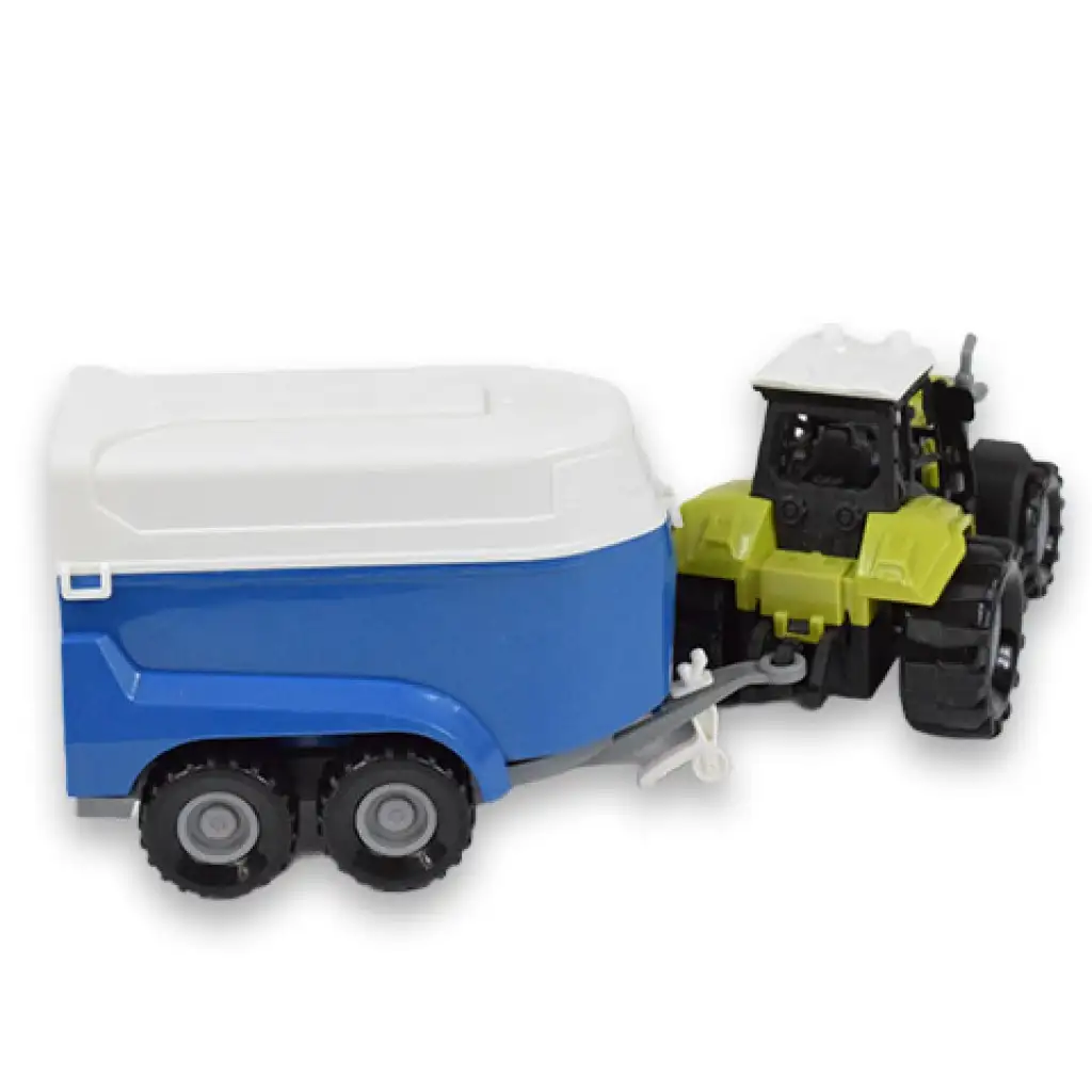 imagen de Camión de granja: Tractor con remolque, con luz y sonido de 23 cm 3