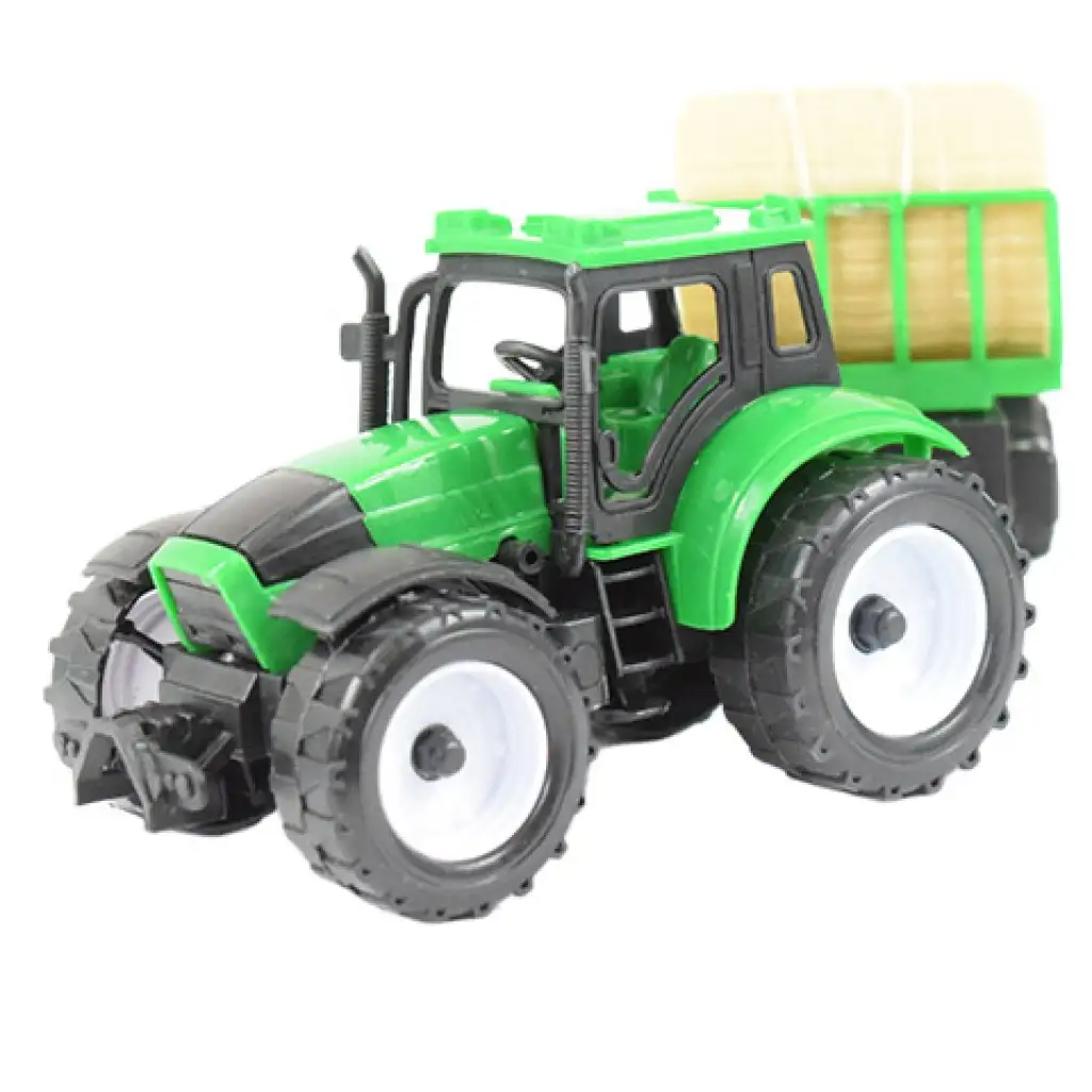 imagen de Camión de granjero: Set de tractor agrícola con remolques de 28cm 2