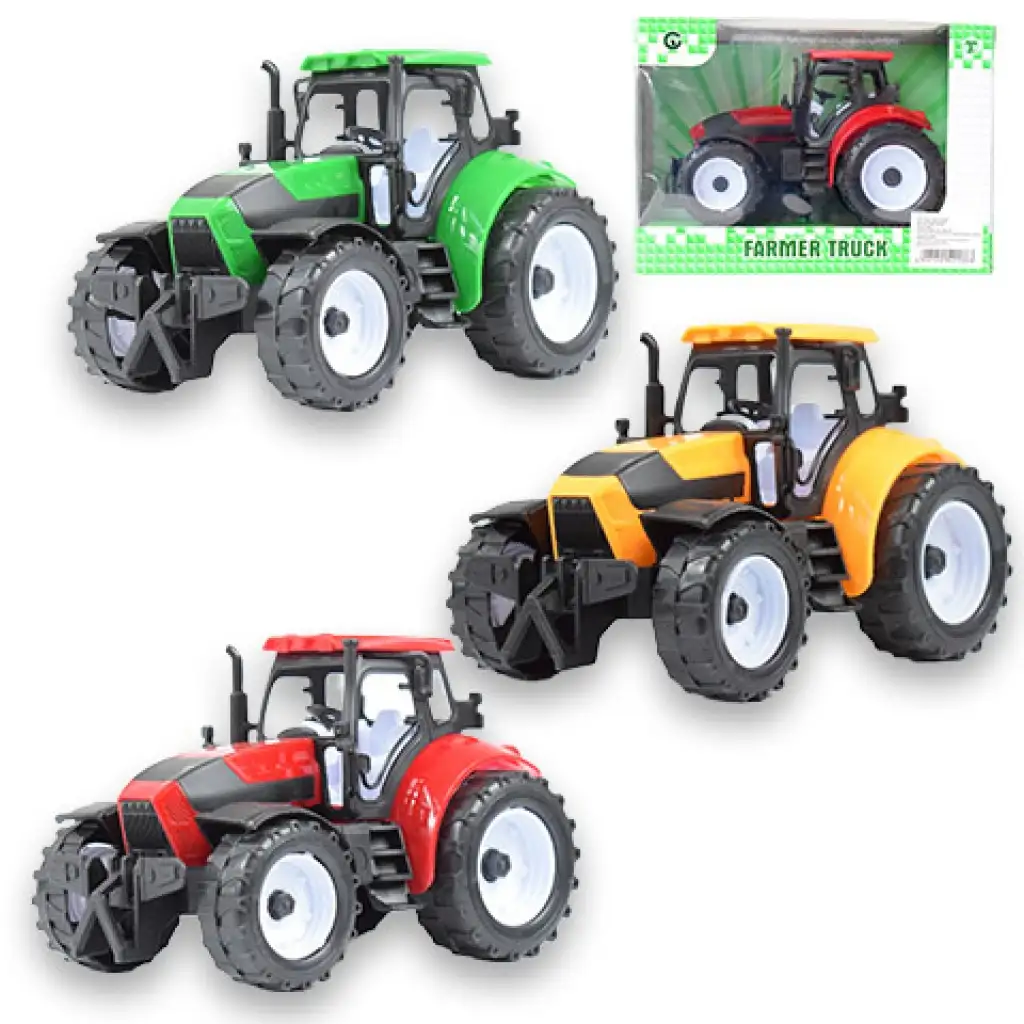 imagen de Camión de granjero: Tractor agrícola en varios colores 18x11cm 1