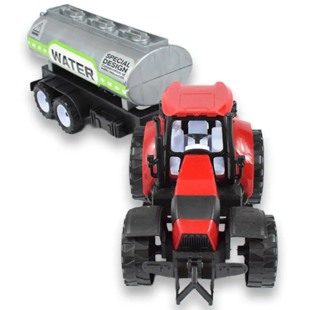 imagen de Camión de granjero: Tractor con tanque de agua en dos versiones de 41 cm 3