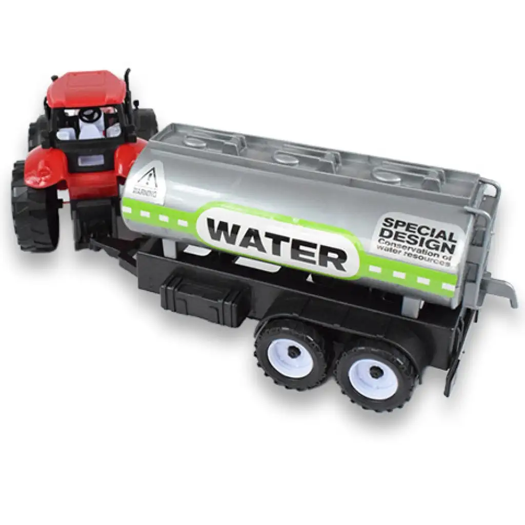 imagen de Camión de granjero: Tractor con tanque de agua en dos versiones de 41 cm 5