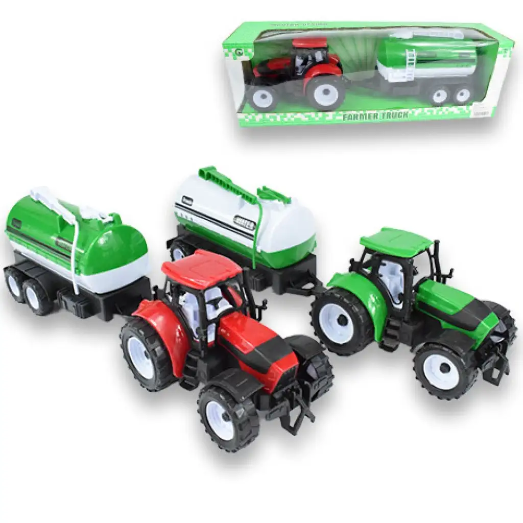 imagen de Camión de granjero: Tractor de riego en dos versiones de 37 cm 1