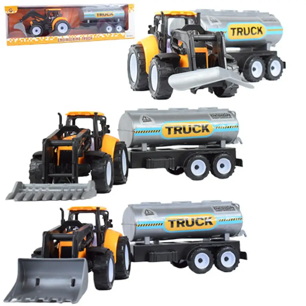 imagen de Camión de Ingeniería: Tractor con remolque de tanque en varias versiones de 46 cm 1