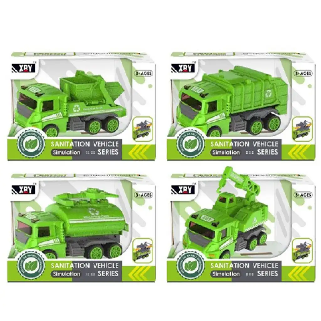 imagen de Camión de maquinaria en color verde en varias versiones 1
