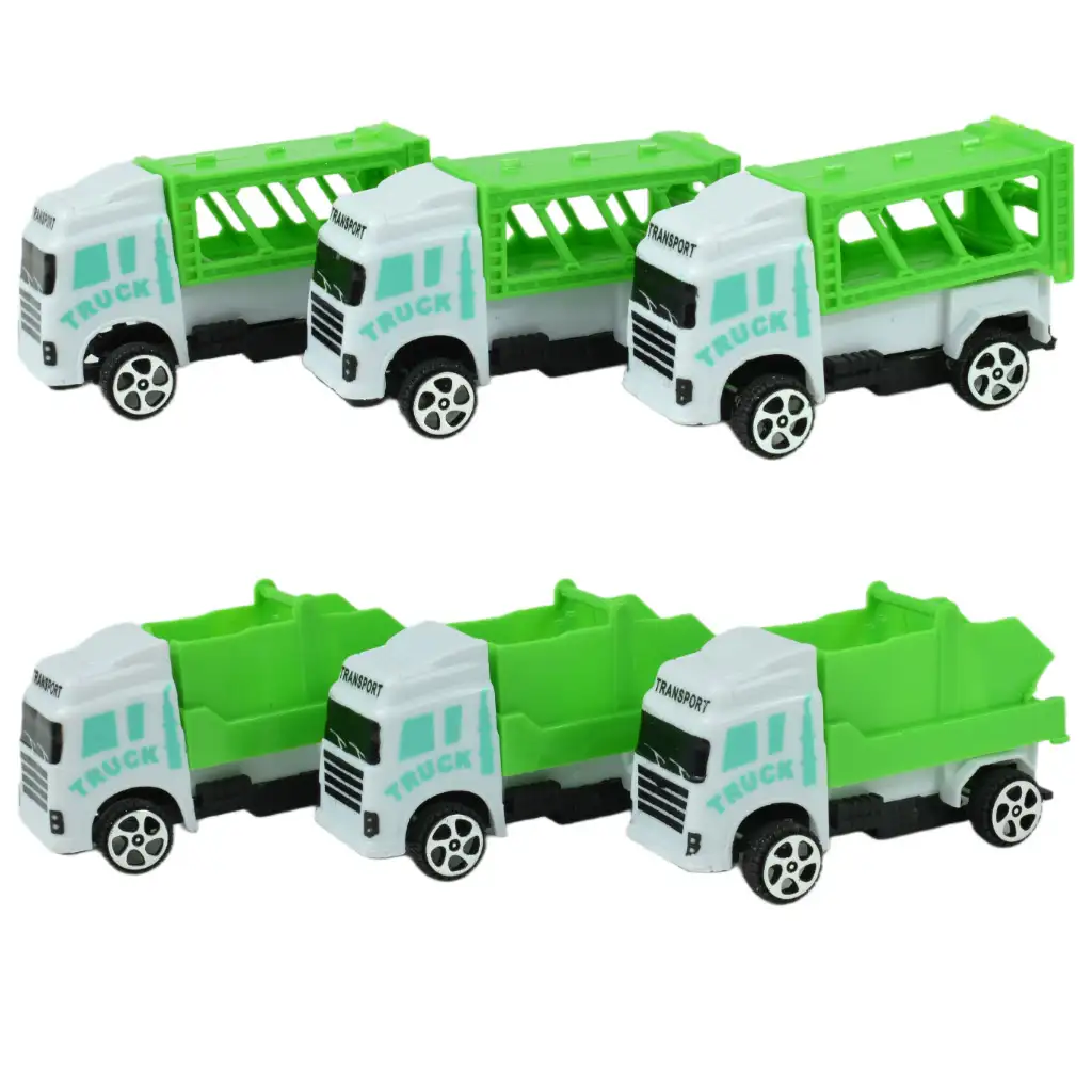 imagen de Camión de saneamiento: set de camiones de basura de 12 piezas 1/64 2
