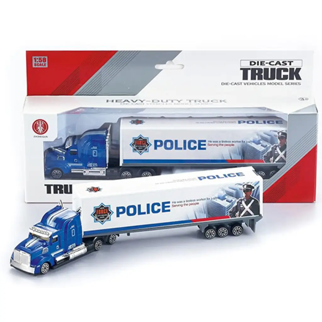 imagen de Camión de transporte de contenedores de policía 1:58 1