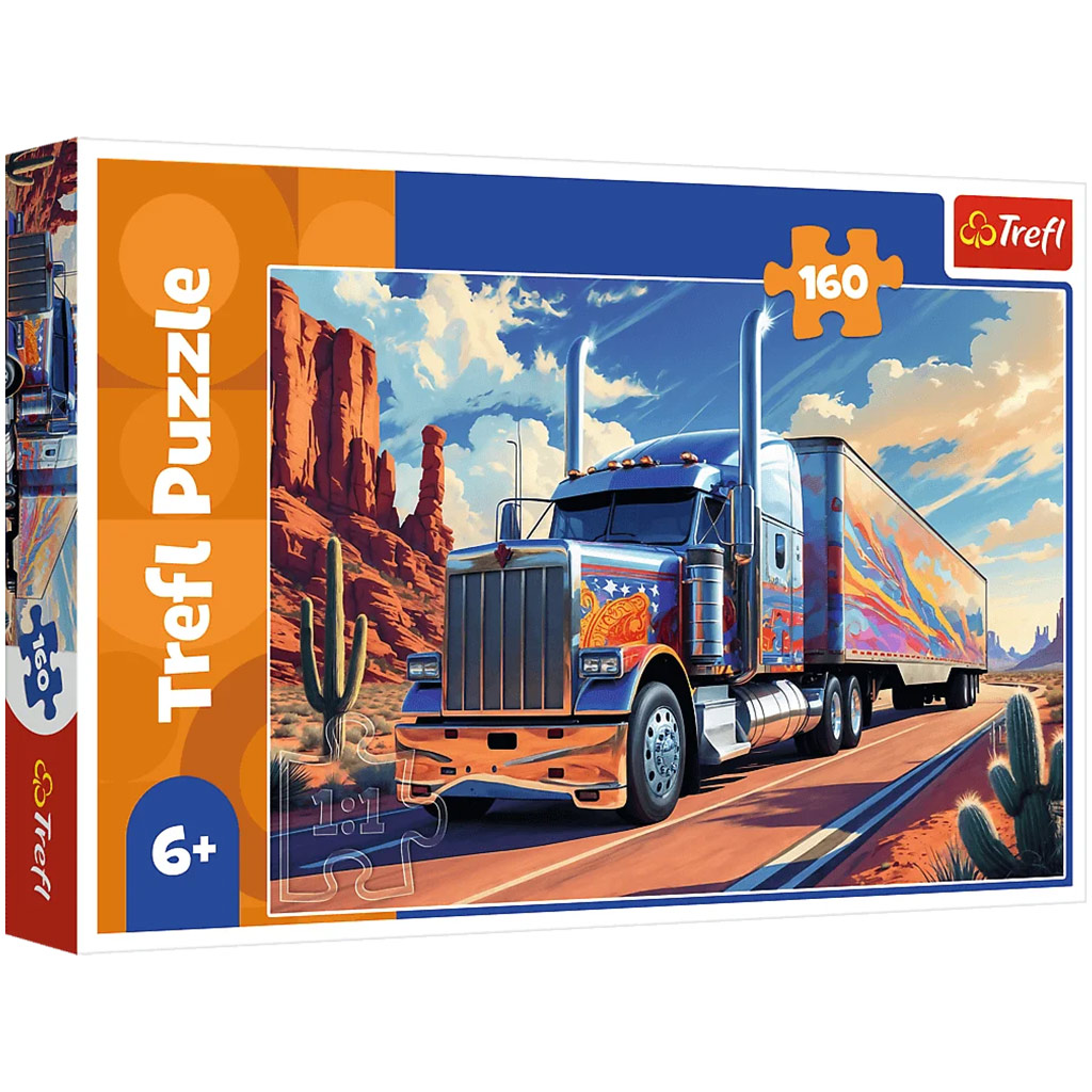 imagen de Camión en la carretera puzzle de 160 piezas - Trefl 1
