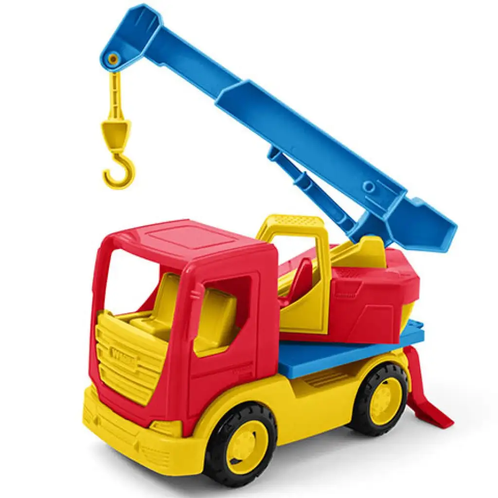 imagen de Camión Grúa Tech Truck de colores 26cm - Wader 1