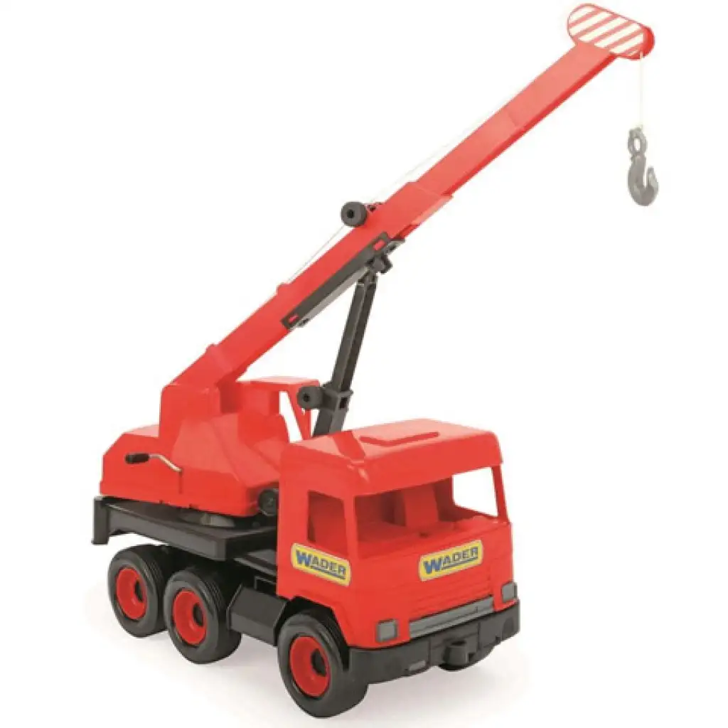imagen de Camión Medio: Camión Grúa 43cm rojo - Wader 1