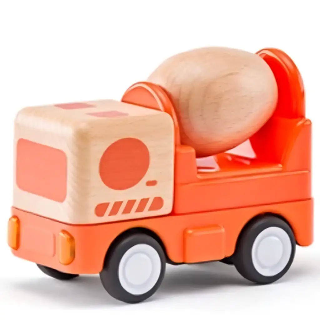 imagen de Camión mezclador de madera con luz y sonido - Woddyland 1