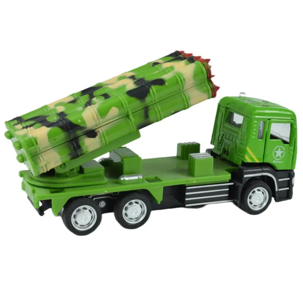 imagen de Camión militar: Camión militar de retroceso con cohete en dos versiones 14cm 7