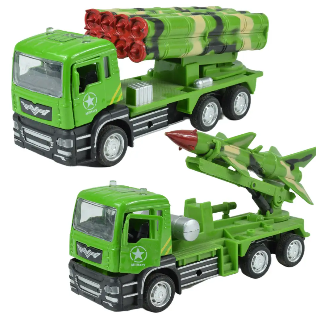 imagen de Camión militar: Camión militar de retroceso con cohete en dos versiones 14cm 1