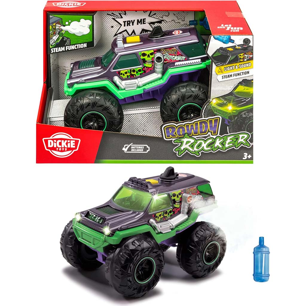 imagen de Camión monstruo Rowdy Rocker con luz y sonido - Dickie Toys 1