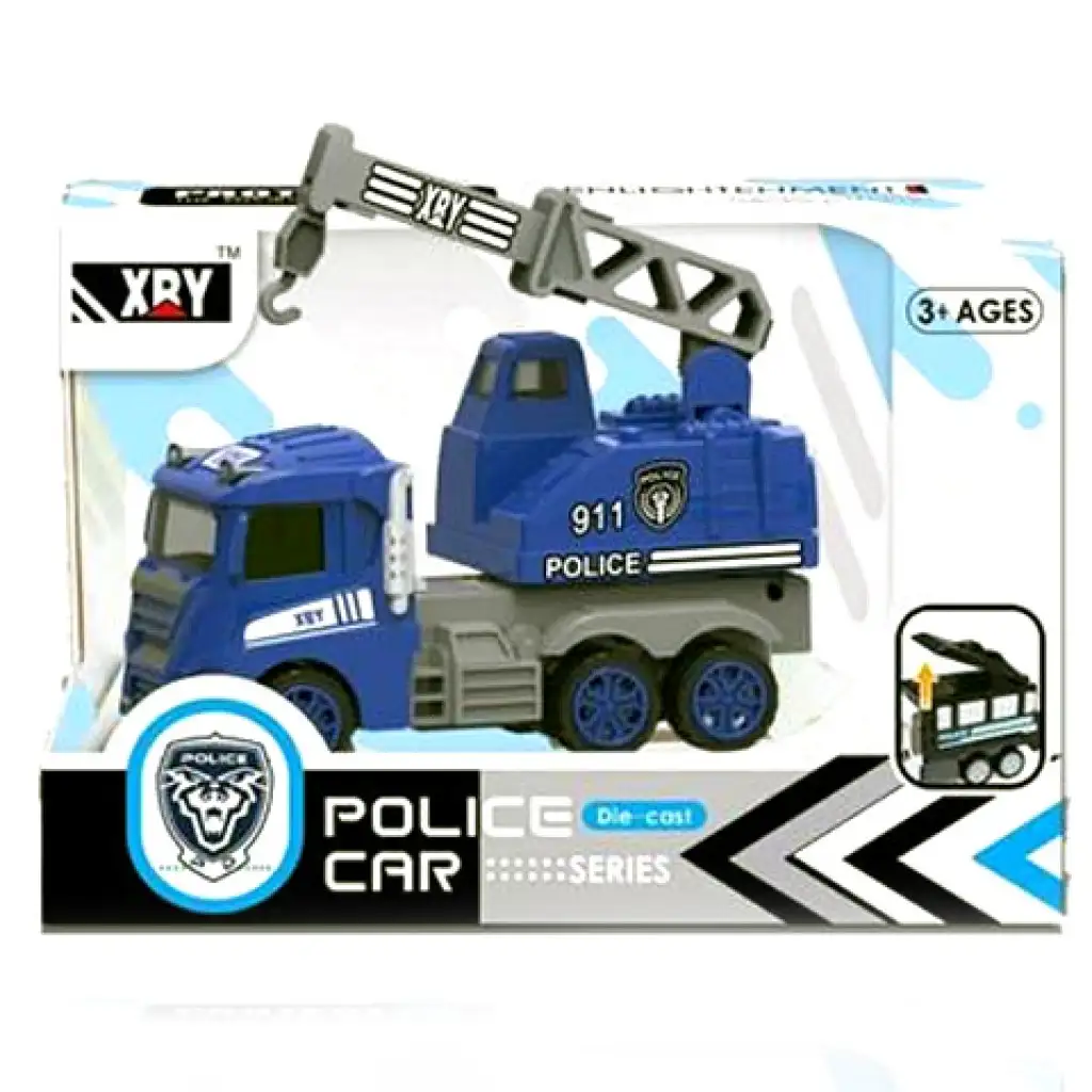 imagen de Camión policial azul y blanco en varias versiones 1
