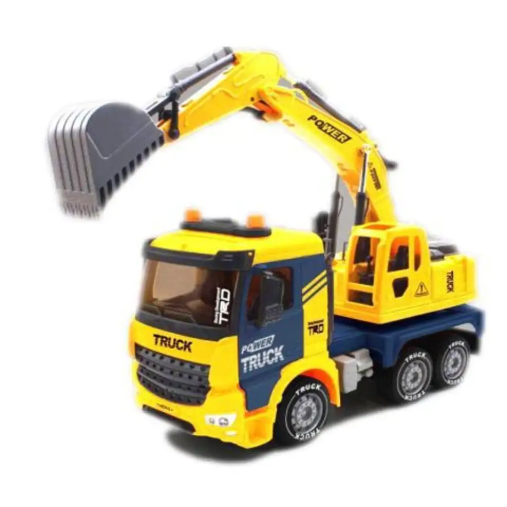 imagen de Camión Power Truck con grúa y sonido de 40cm 1