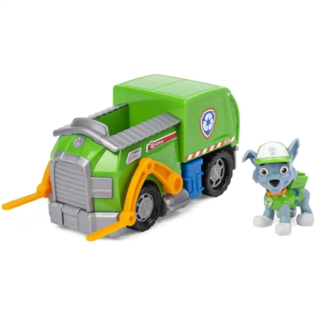 imagen de Camión reciclador de Rocky de Patrulla Canina con figura de perrito - Spin Master 2