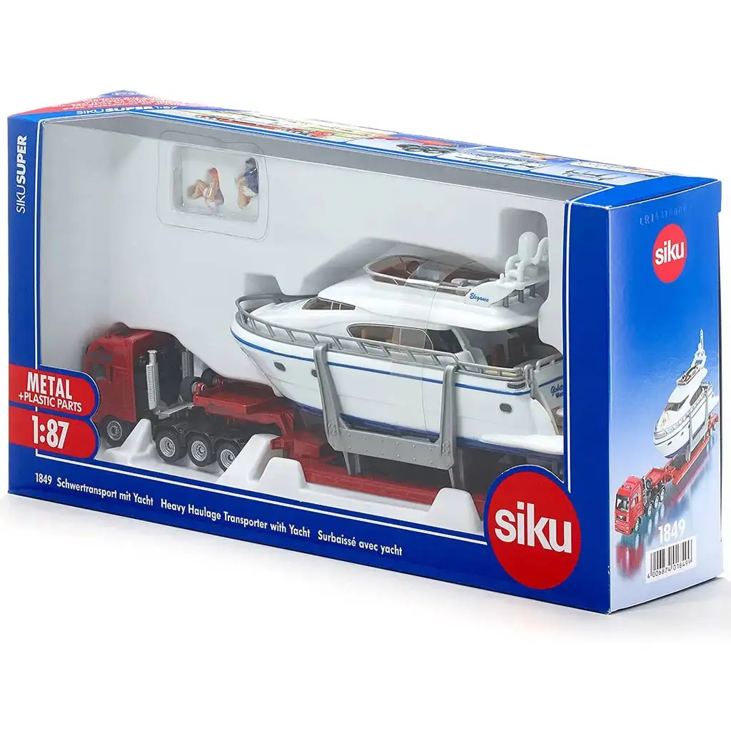imagen de Camión SIKU MAN con remolque de yate 1/87 3