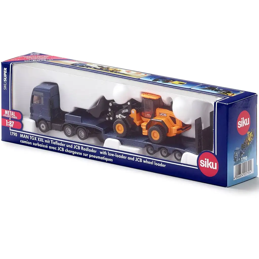 imagen de Camión SIKU MAN con tractor JCB 1/87 5