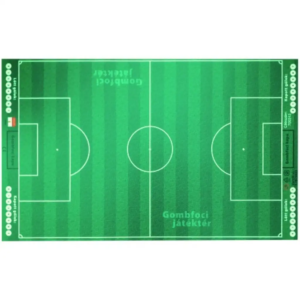 imagen de Campo de fútbol de botones 55x90cm, en un estuche con un set de pegatinas de equipo de regalo 2