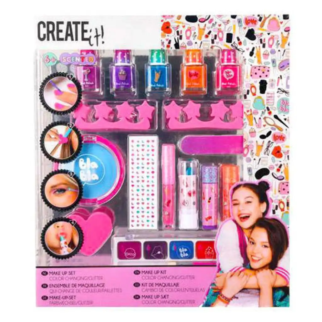 imagen de Canenco: ¡Créalo! Set de Maquillaje Brillante y Cambiante 1