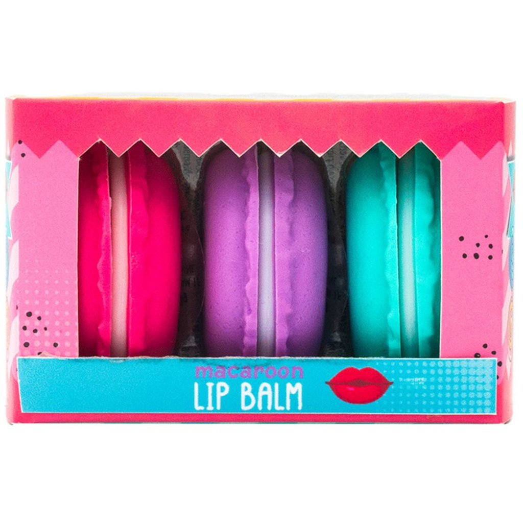 imagen de Canenco: Create It! Bálsamo labial en macaron, 3 unidades 1