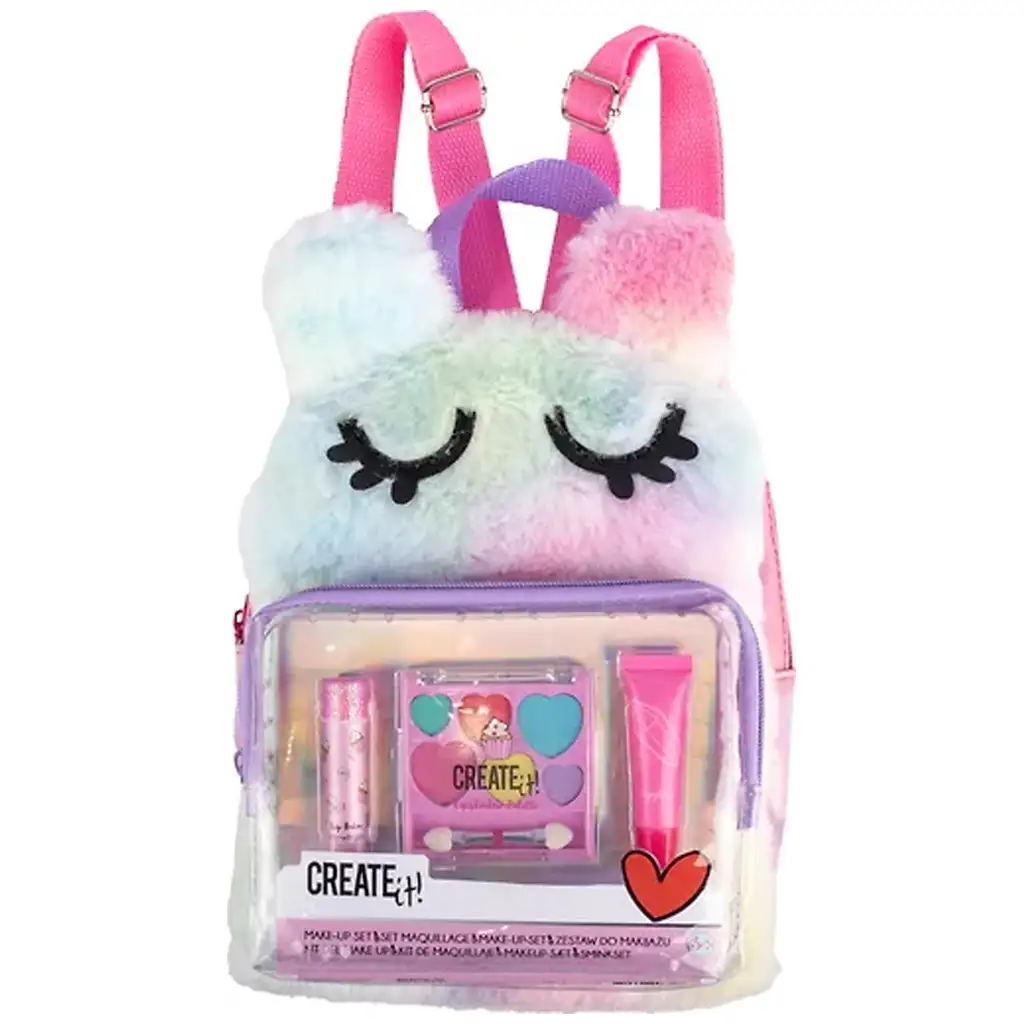 imagen de Canenco: Create It! Kit de maquillaje en mochila de peluche 3