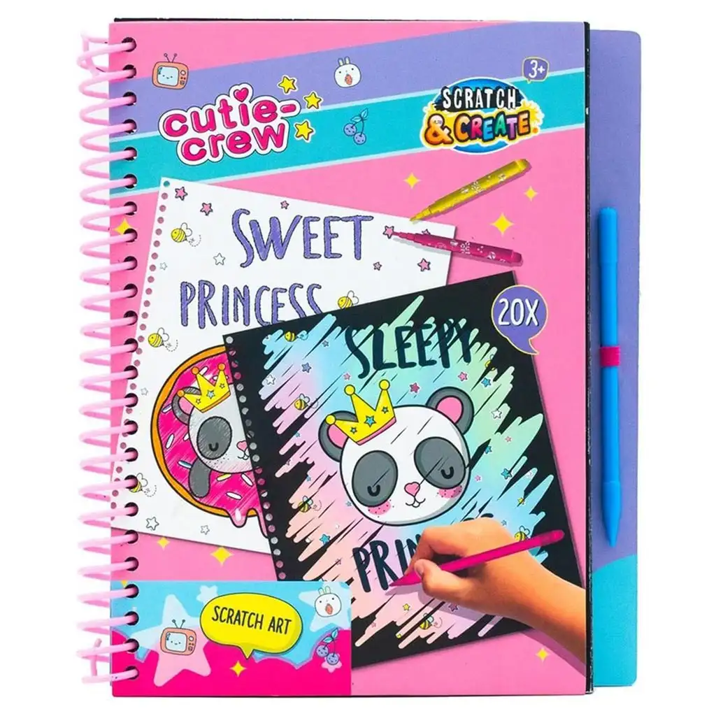 imagen de Canenco: Cutie Crew libro de rascar de 20 páginas 1