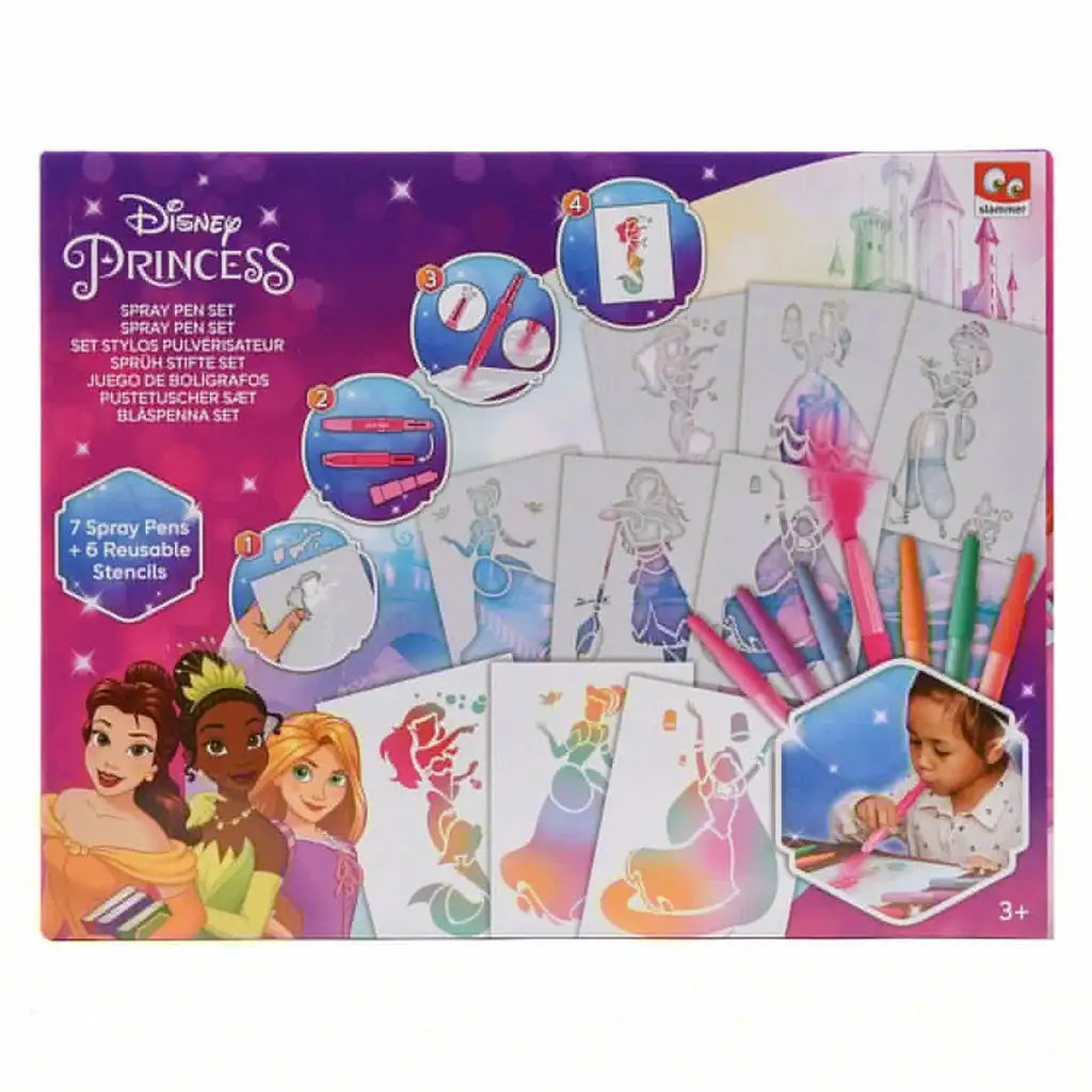 imagen de Canenco: Disney Princesas libro para colorear con rotuladores 2