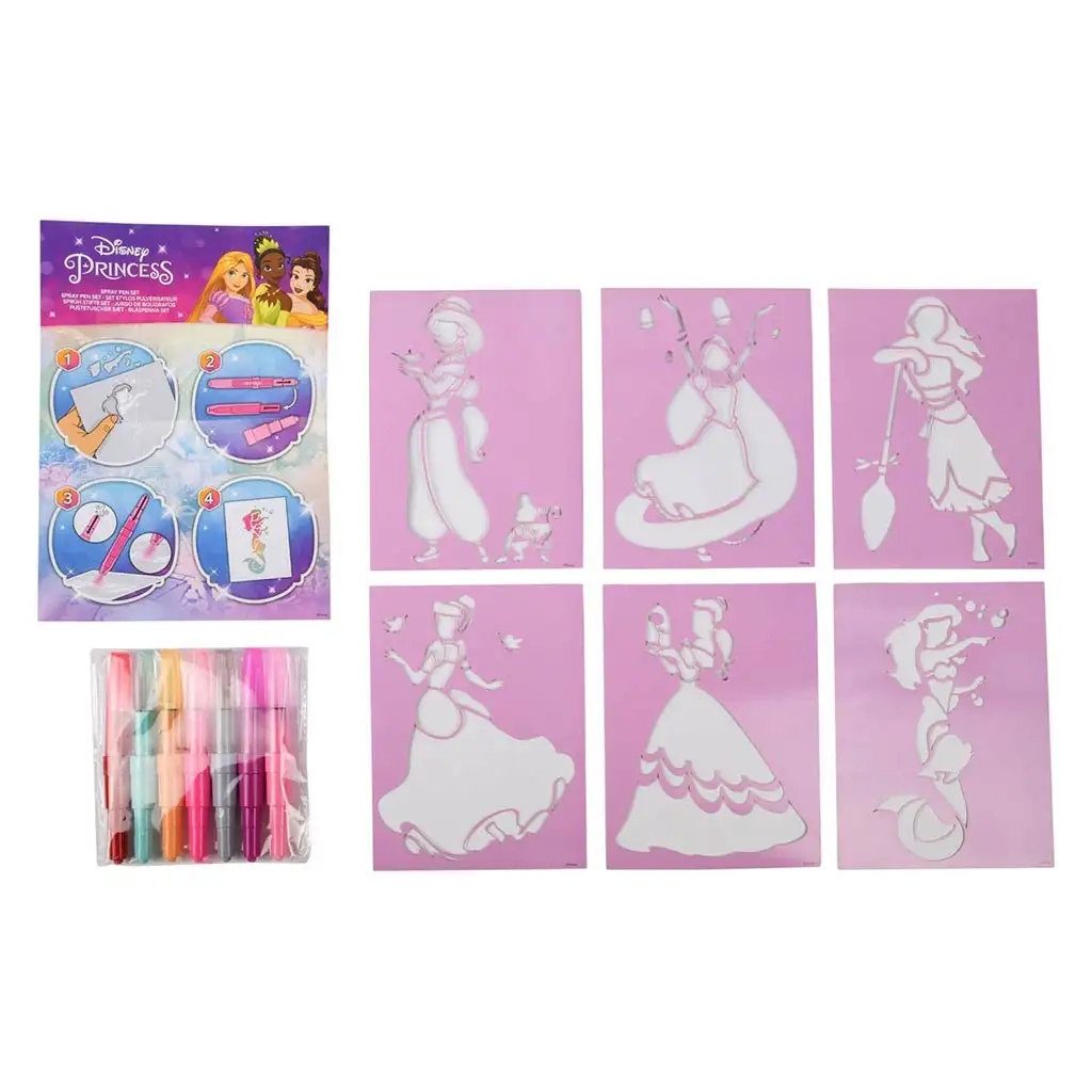 imagen de Canenco: Disney Princesas libro para colorear con rotuladores 3