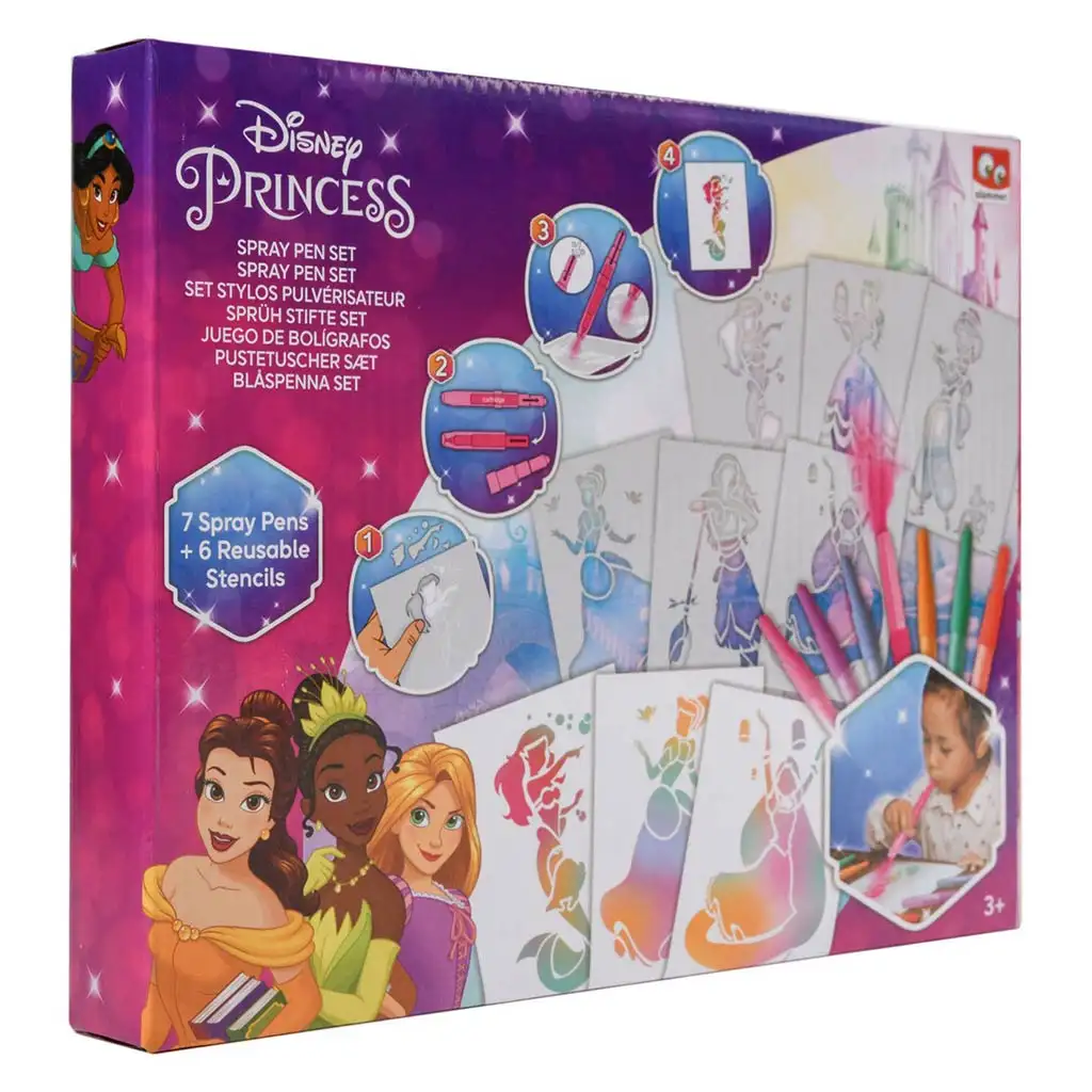 imagen de Canenco: Disney Princesas libro para colorear con rotuladores 1