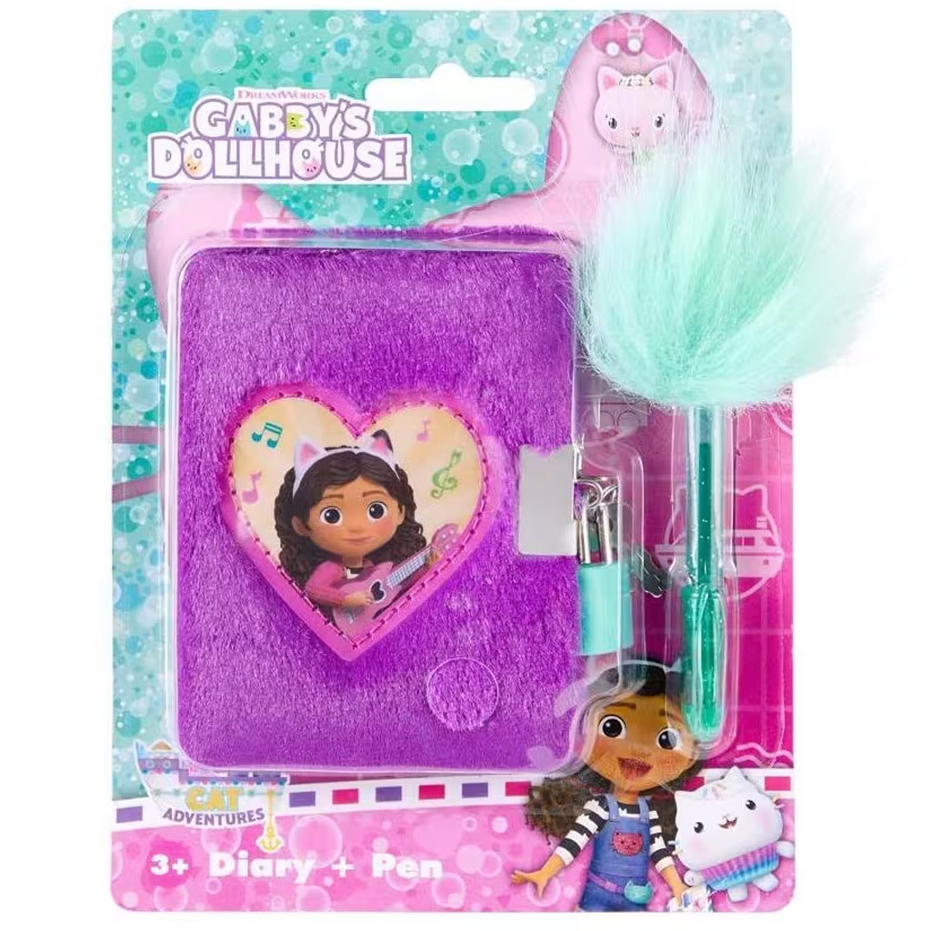 imagen de Canenco: Gabi casa de muñecas Cuaderno de peluche con bolígrafo 1