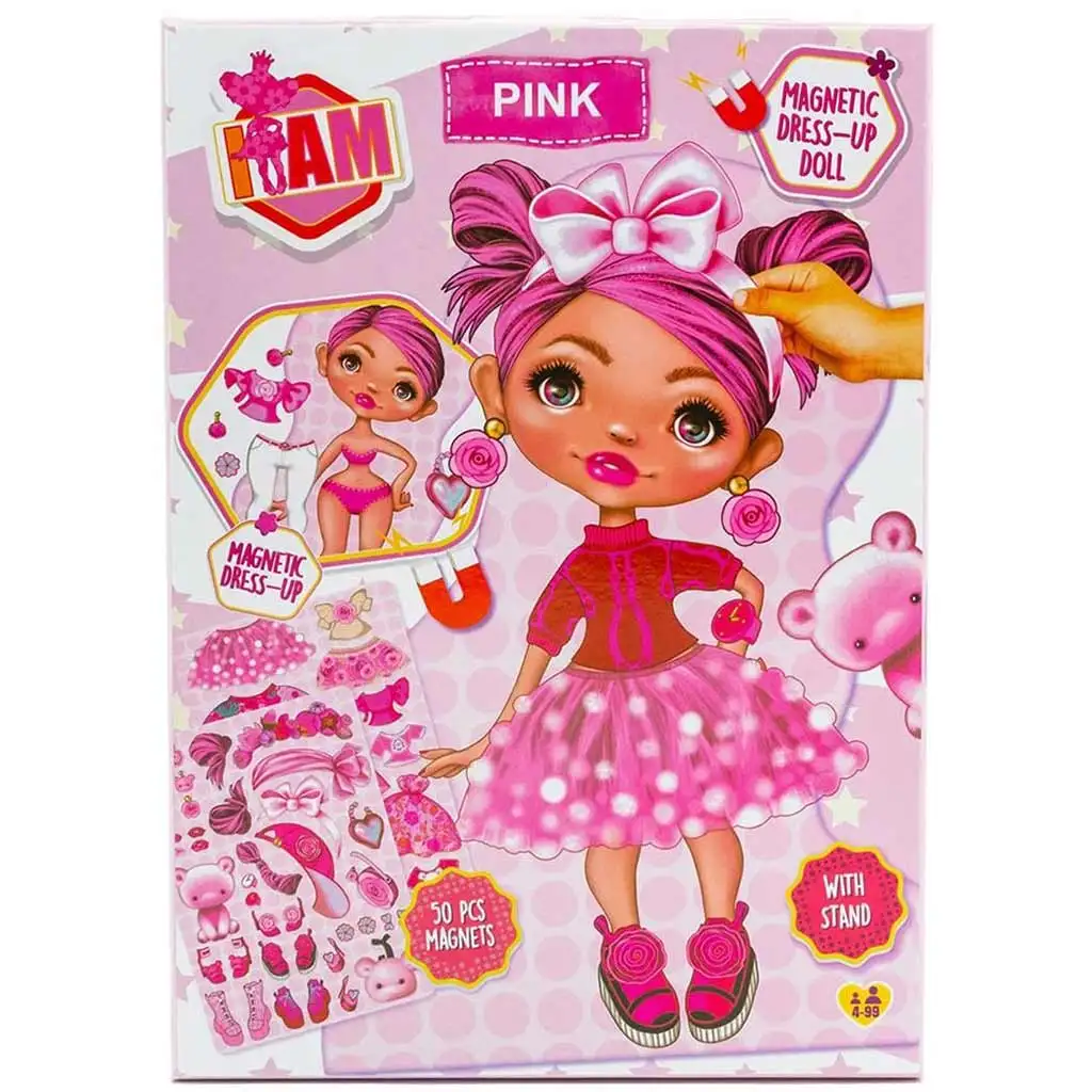 imagen de Canenco: I Am muñeca vestible magnética - Rosa 1