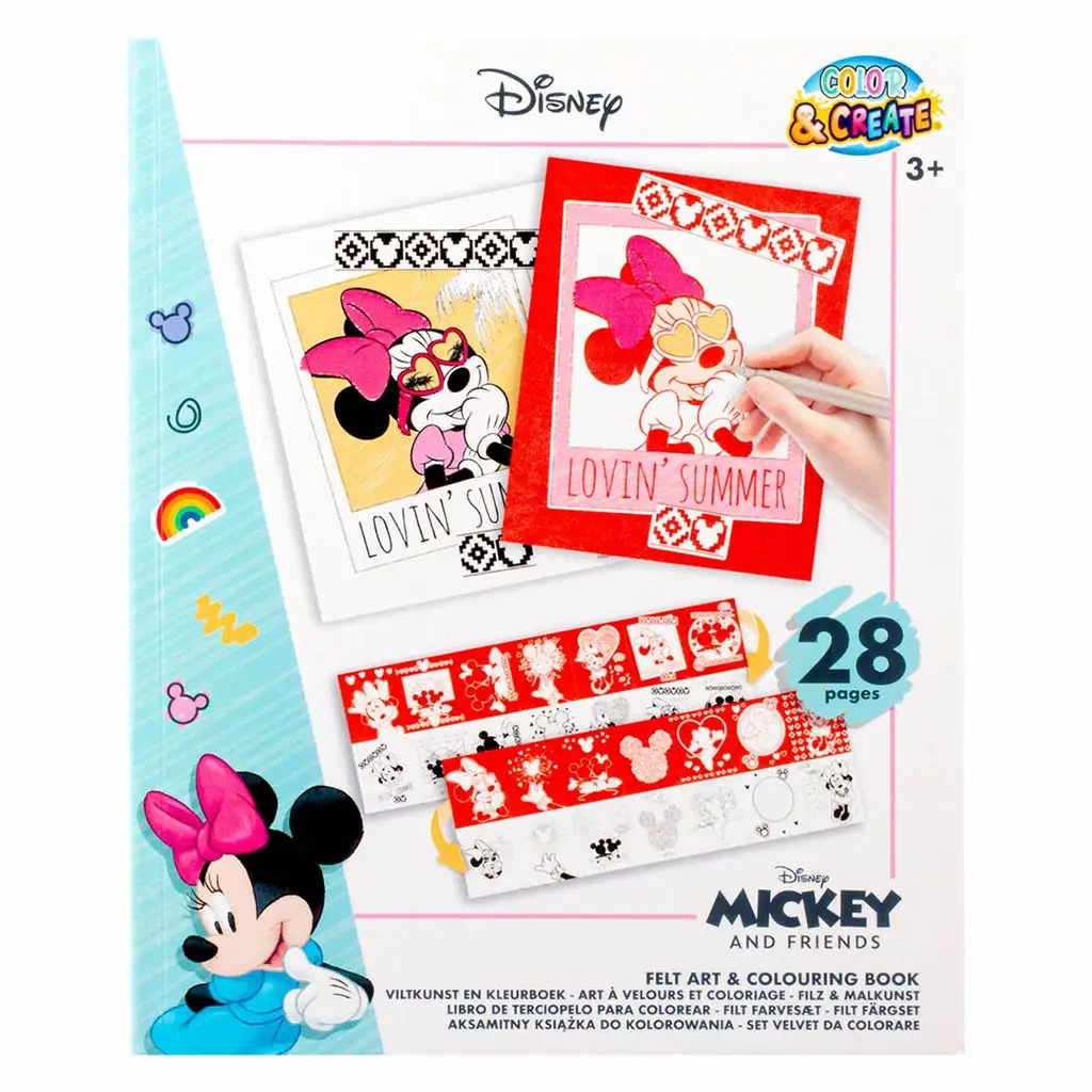 imagen de Canenco: Libro de arte en fieltro y colorear de Minnie Mouse 1