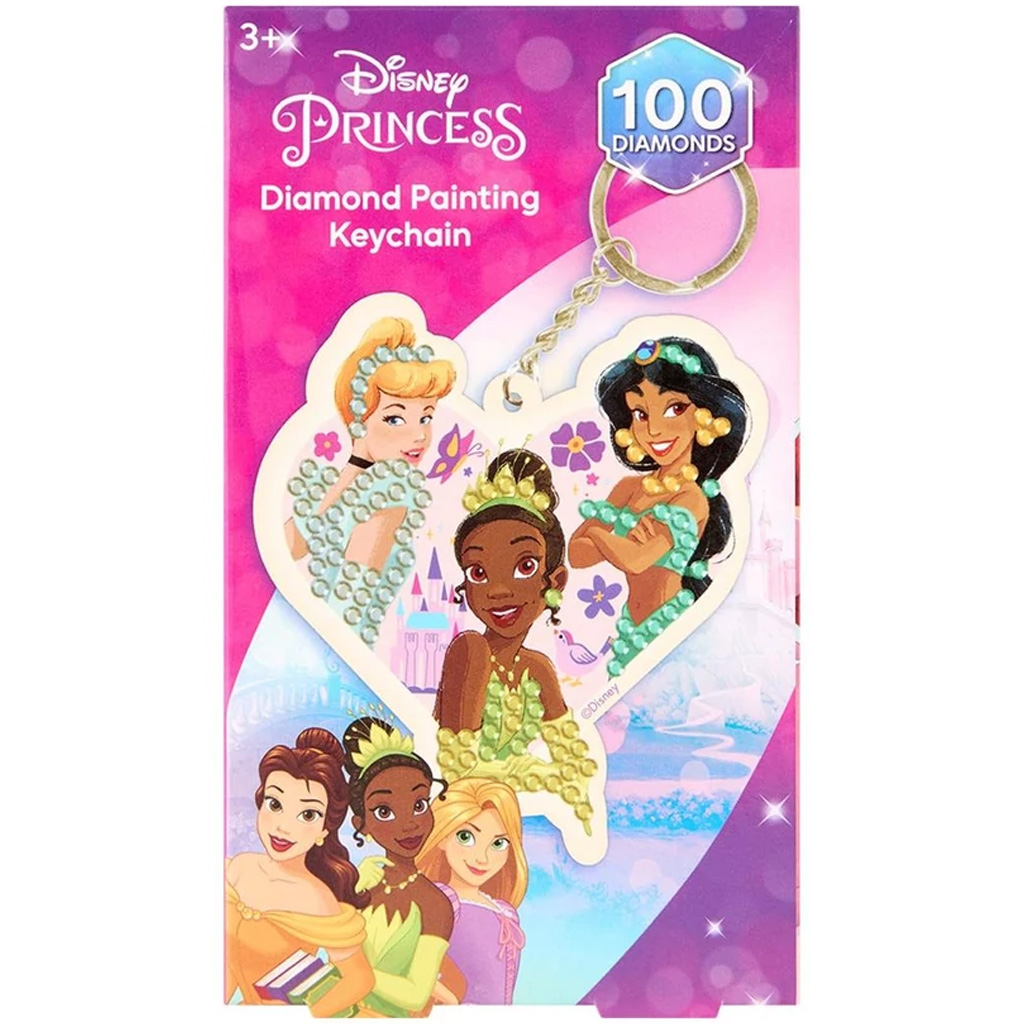 imagen de Canenco: llaveros de pintura de diamantes de princesas Disney 1