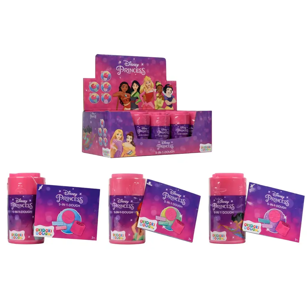 imagen de Canenco: Okidoki Dough Disney princesas set de plastilina en varias versiones 1ud 1