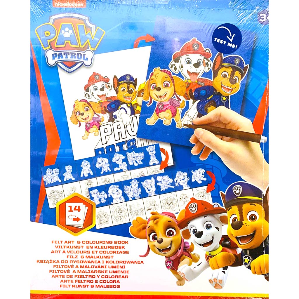 imagen de Canenco: Patrulla Canina Arte en Fieltro y Libro para Colorear 1