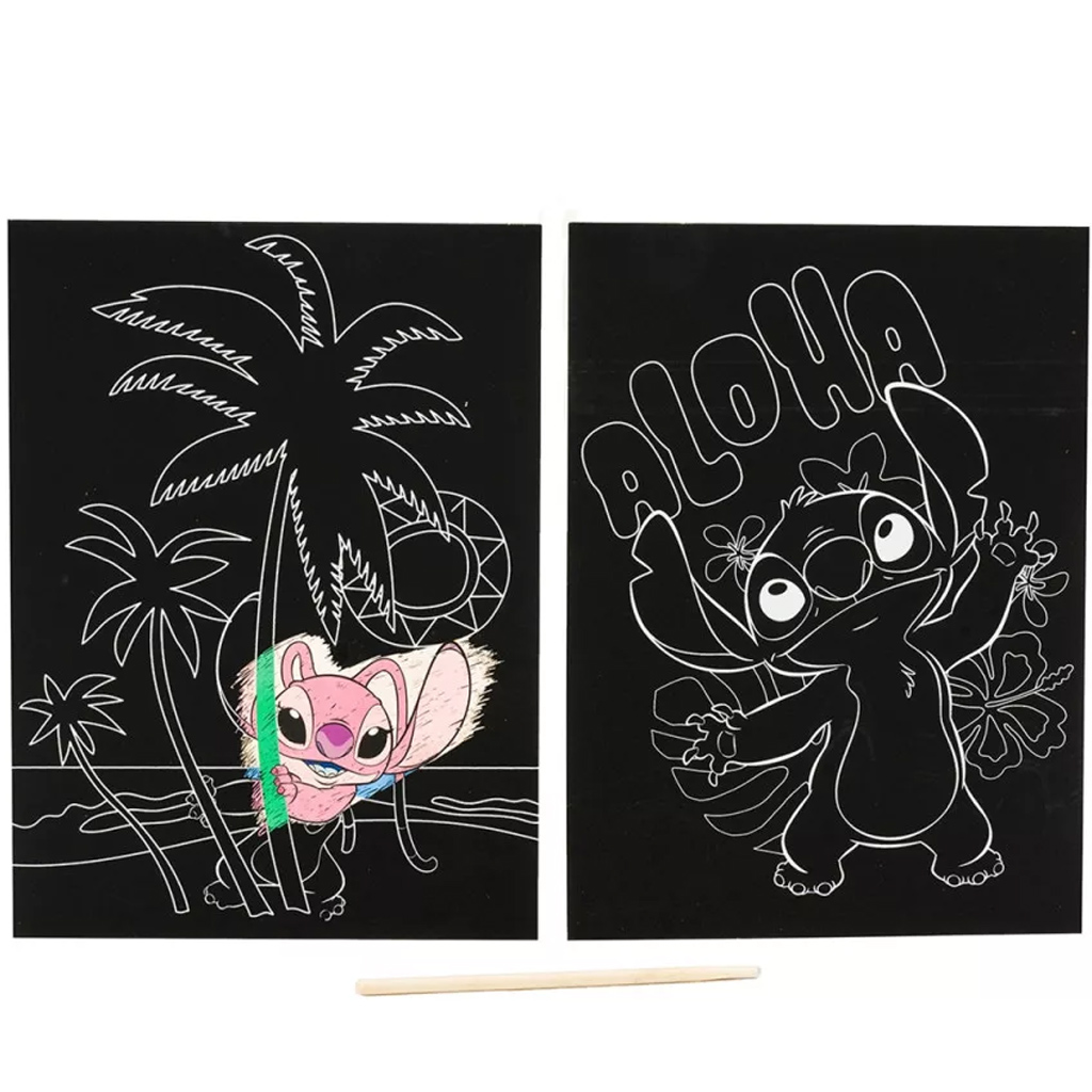 imagen de Canenco: Póster de rascar de Stitch, 29x15 cm, 2 unidades 3