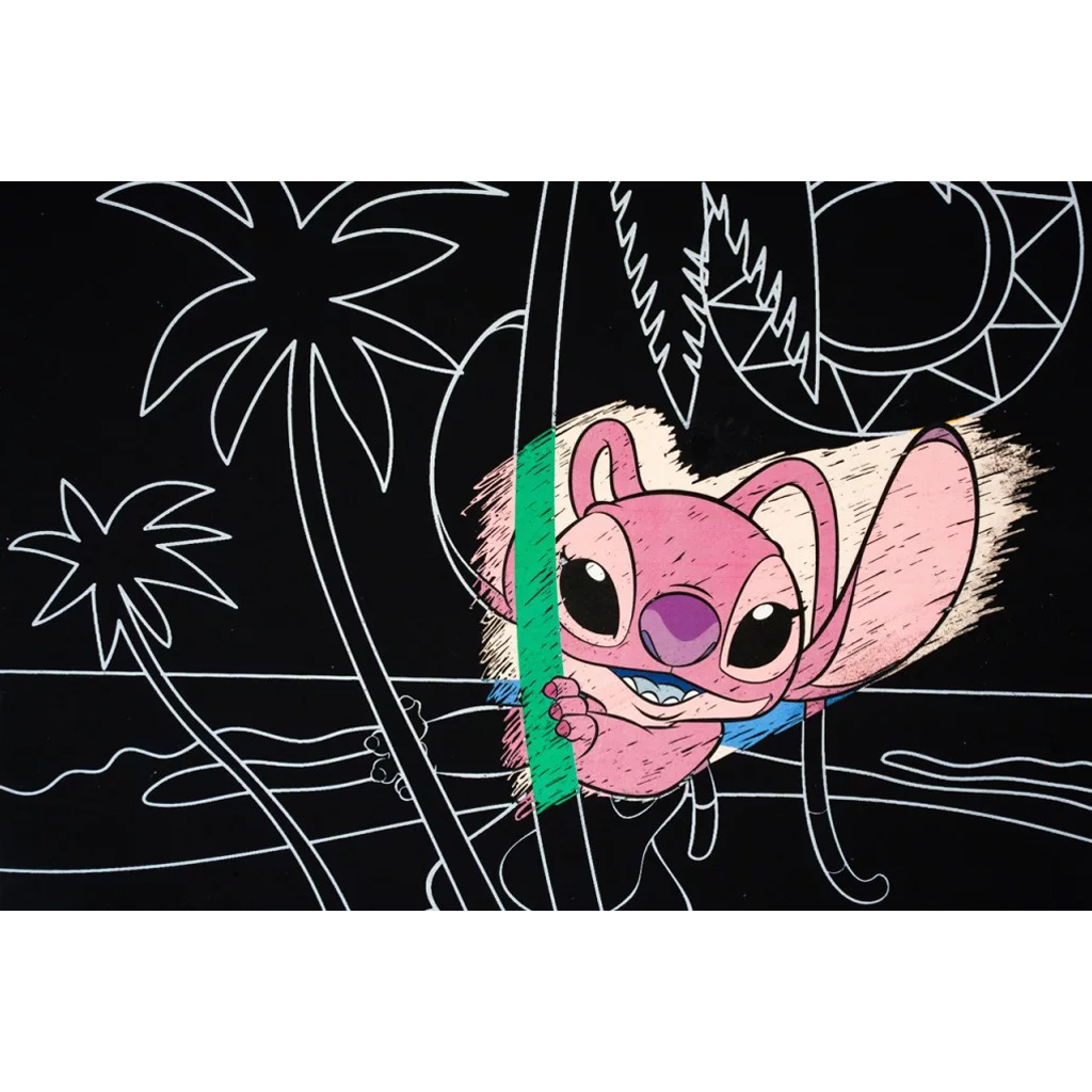 imagen de Canenco: Póster de rascar de Stitch, 29x15 cm, 2 unidades 4