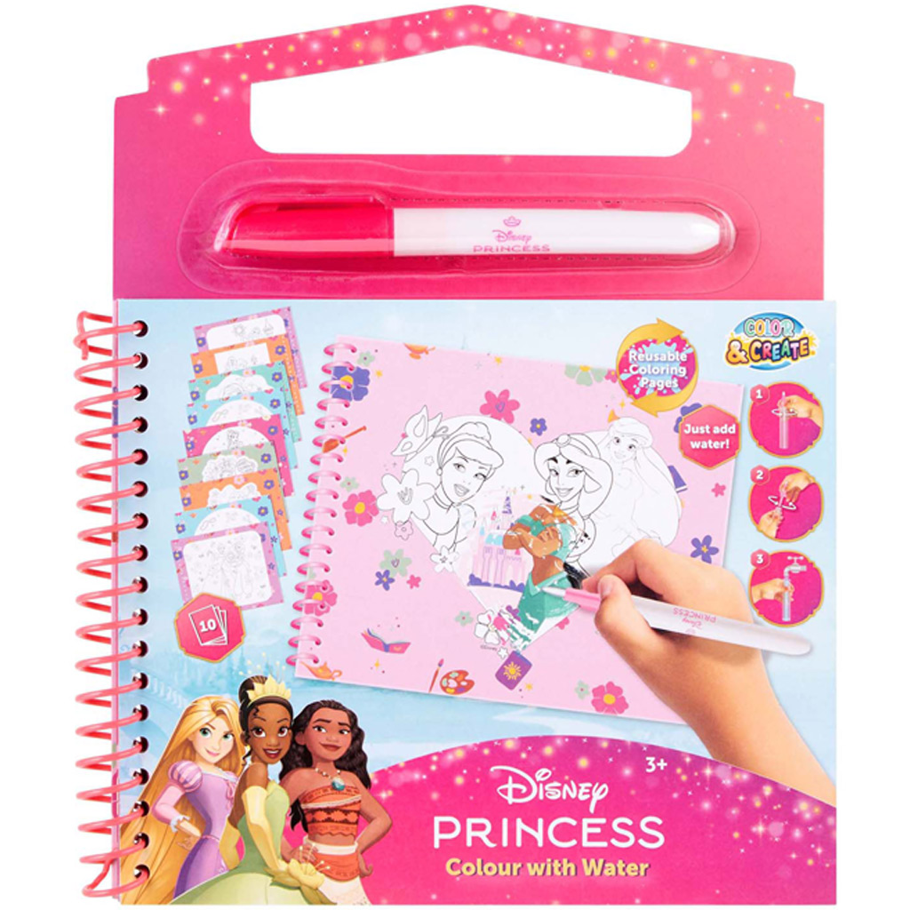 imagen de Canenco: Princesas de Disney para colorear con agua 1