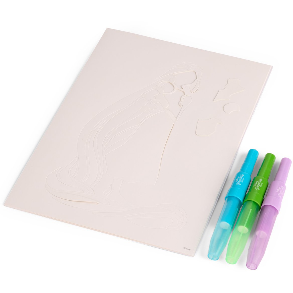 imagen de Canenco: set de colorear de princesas Disney con rotuladores de spray, en sobre A4 3